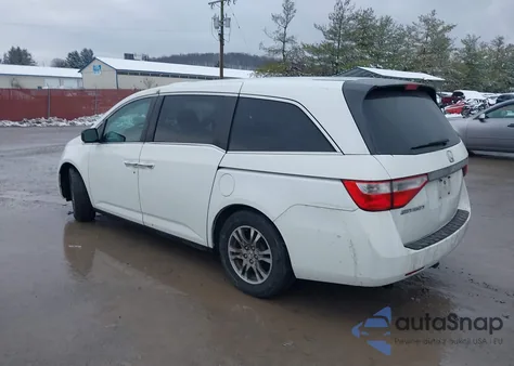 2012 Honda Odyssey Ex-L из США, поврежденный, VIN 5FNRL5H67CB008767